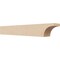 Ekena Millwork 4in. W x 4in. H x 28in. L Huntington Woodgrain TimberThane Rafter Tail, Primed Tan RFTUR04X04X28HUNRCPR - alternate 1
